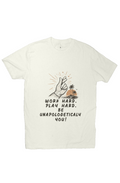 THREAD Work hard Play hard California Coastal Ring Spun Tee