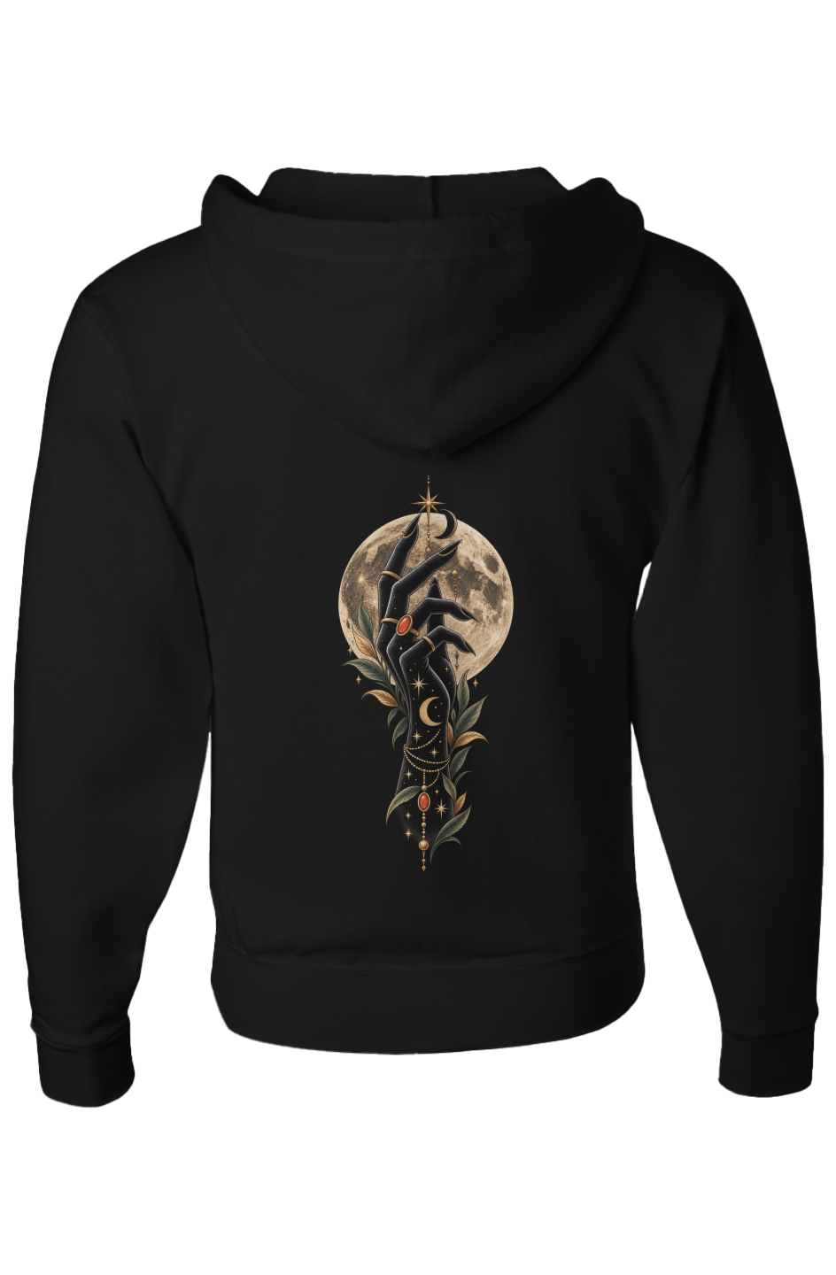 THREAD's Castile Hand Moon Gazing NuBlend Full Zip Hooded Sweatshirt