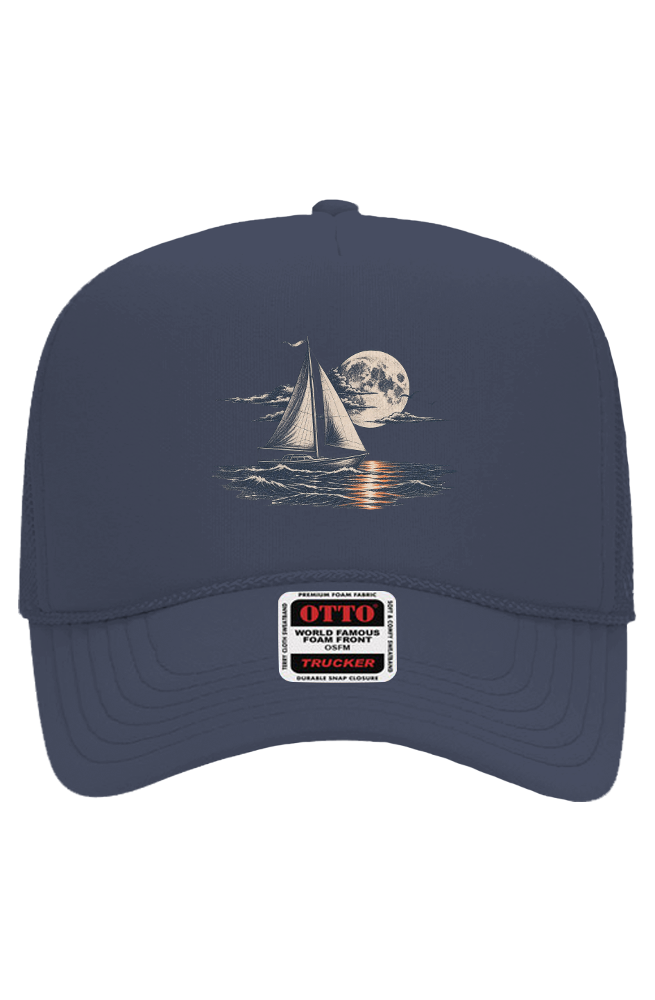 SailBoat Sunsets Otto 5 Panel Mesh Trucker