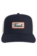 Ecru Mesh Stock Contrast Trucker