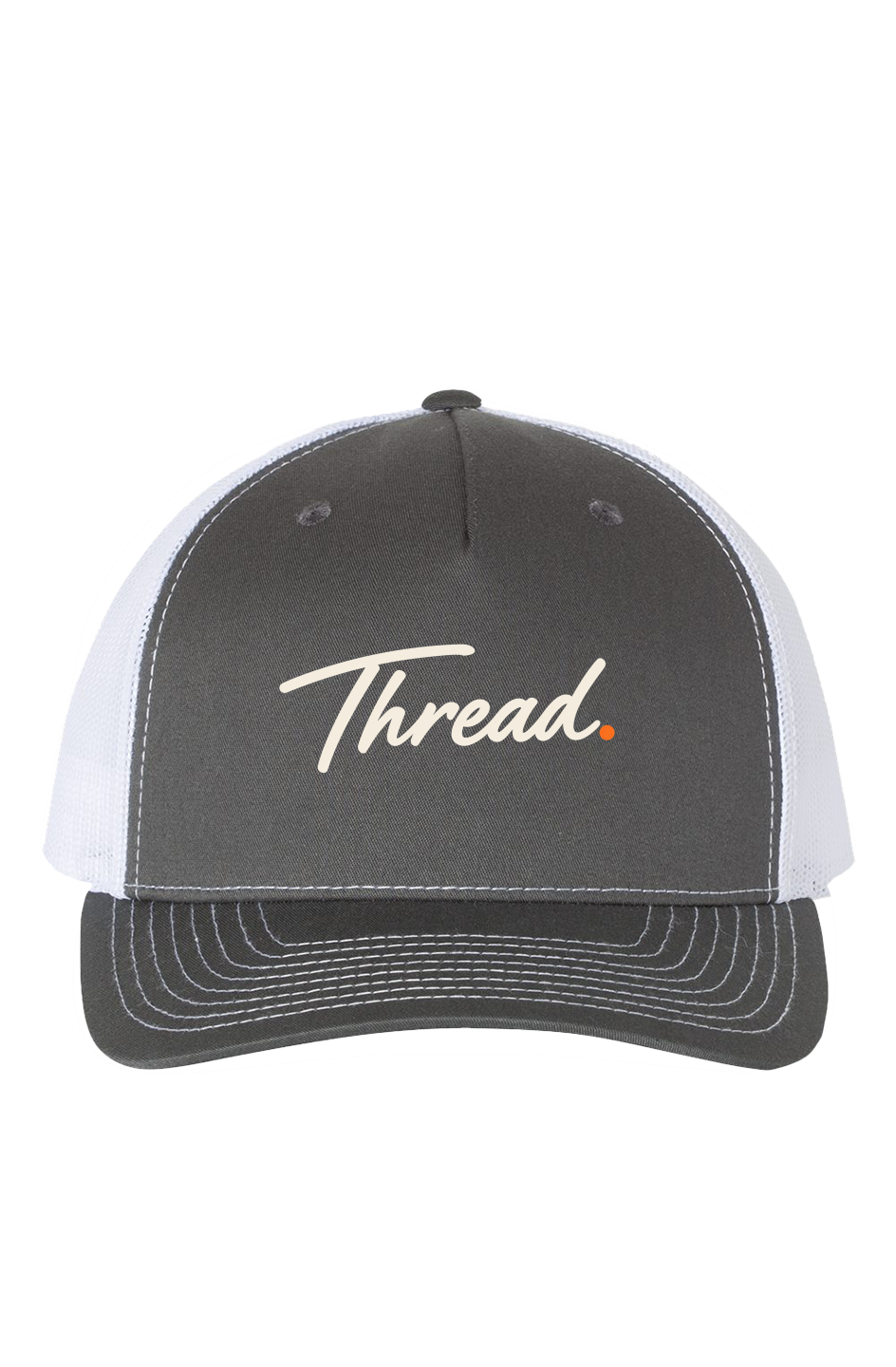 THREAD Signature Richardson Trucker Cap Chocolate Chip Birch